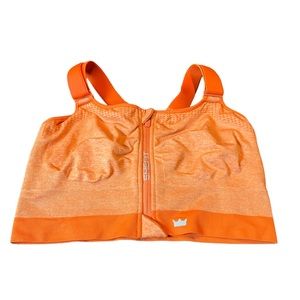 SHEFIT Low Impact Sports Bra Womens Size 3Luxe Orange Style 110005 #5724